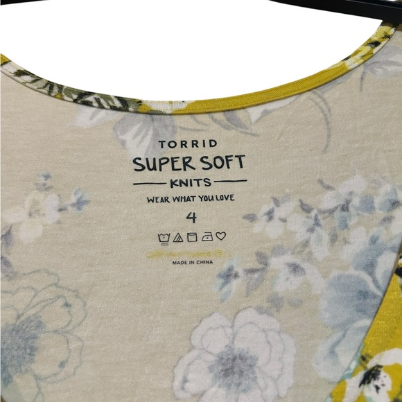 NWOT Torrid Citrine colored tunic - Picture 5 of 5